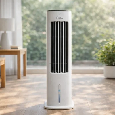 Climatizador de Ar Digital Midea 127V com 3 modos de ventilação, em oferta na Amazon