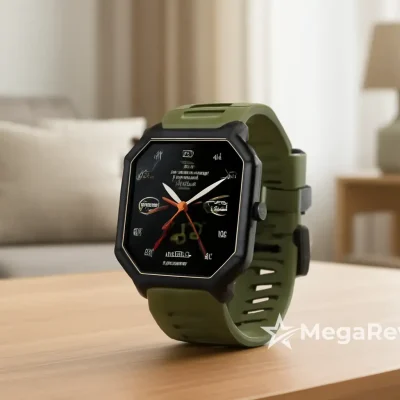 IOWODO Smartwatch Militar com 5% OFF na Amazon
