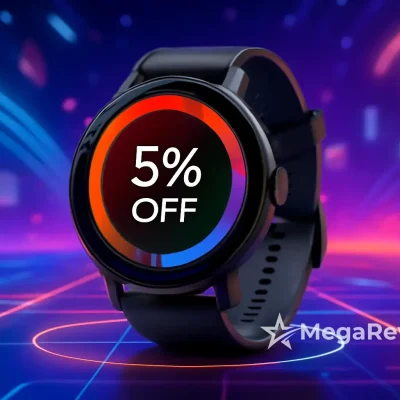 Smartwatch Redondo AMOLED 1.43" com 5% OFF na Amazon