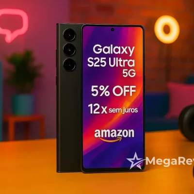 Galaxy S25 Ultra 5G com 5% OFF e 12x sem juros na Amazon