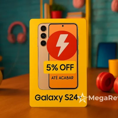 Galaxy S24+ em oferta relâmpago: 5% OFF até acabar