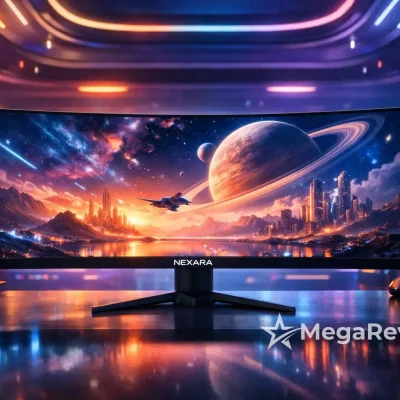 Monitor Nexara 34" Ultrawide com 10% OFF na Amazon; estoque limitado