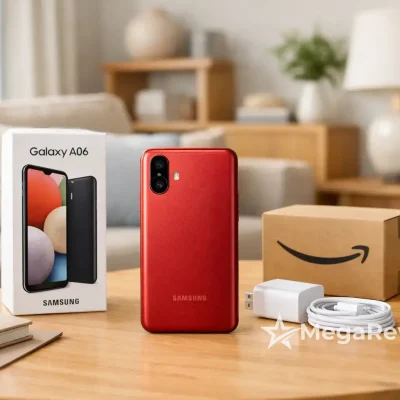 Galaxy A06 128GB com 5% OFF na Amazon e entrega rápida