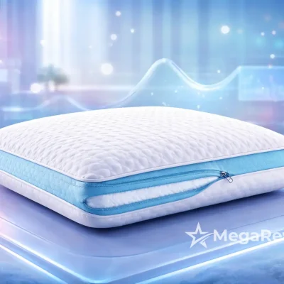 Travesseiro IWS Snow com altura regulável na Amazon, economize