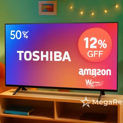 Smart TV 50" 4K Toshiba VIDAA com 12% OFF na Amazon; parcelamento em até 12x