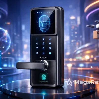 INTELAR Desbloqueio Facial 3D Smart Lock com 16% OFF na Amazon e entrega rápida