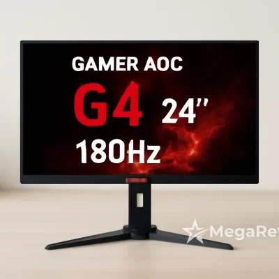 Monitor Gamer AOC G4 24” 180Hz com 16% OFF em oferta do dia na Amazon