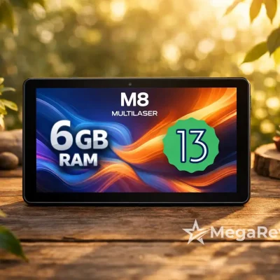 Tablet Multilaser M8 tem 35% OFF na Amazon; 6GB e Android 13