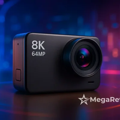 Câmera 8K 64MP Acrensly tem 5% OFF em oferta na Amazon