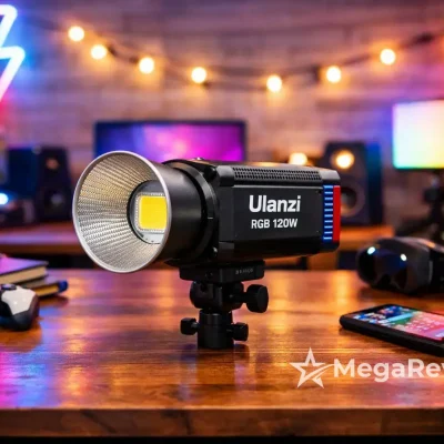 Ulanzi luz COB RGB 120W tem 12% de desconto em 12x na Amazon