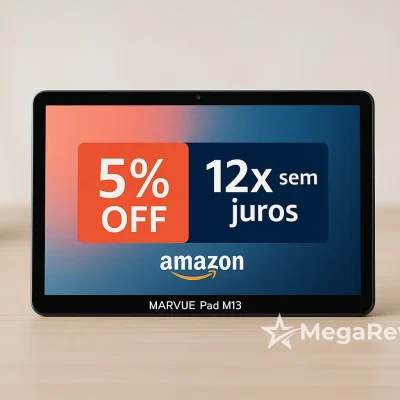 Tablet MARVUE Pad M13 10,1" com 5% OFF e 12x sem juros na Amazon