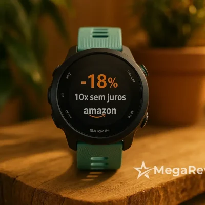 Garmin Forerunner 55 com 18% OFF e 10x sem juros na Amazon