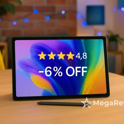 Galaxy Tab S10 FE+ com nota 4,8/5 e 6% OFF na Amazon