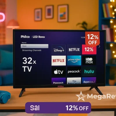 Smart TV 32” Philco LED Roku com 12% OFF na Amazon; preço abaixo da média
