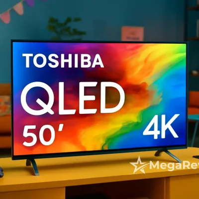 Smart TV QLED 50" 4K Toshiba 50C450NS por R$ 1.998,90 na Amazon; em até 12x sem juros